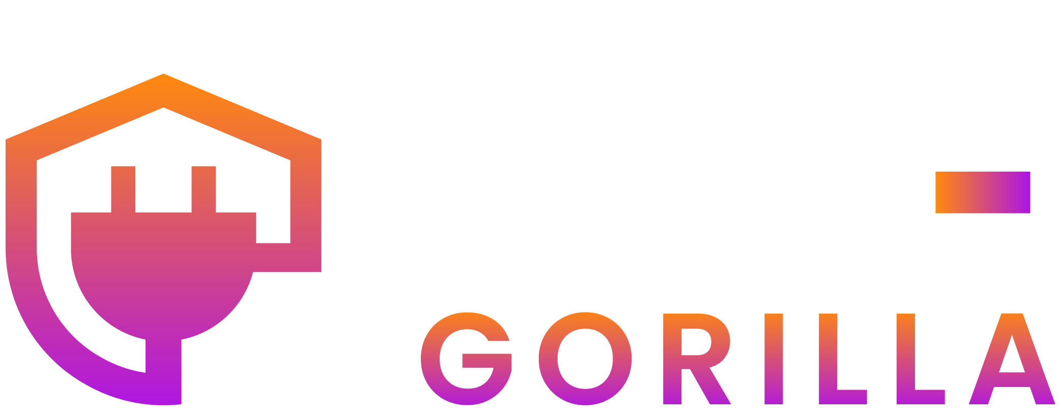 Tre Gorilla logo white version