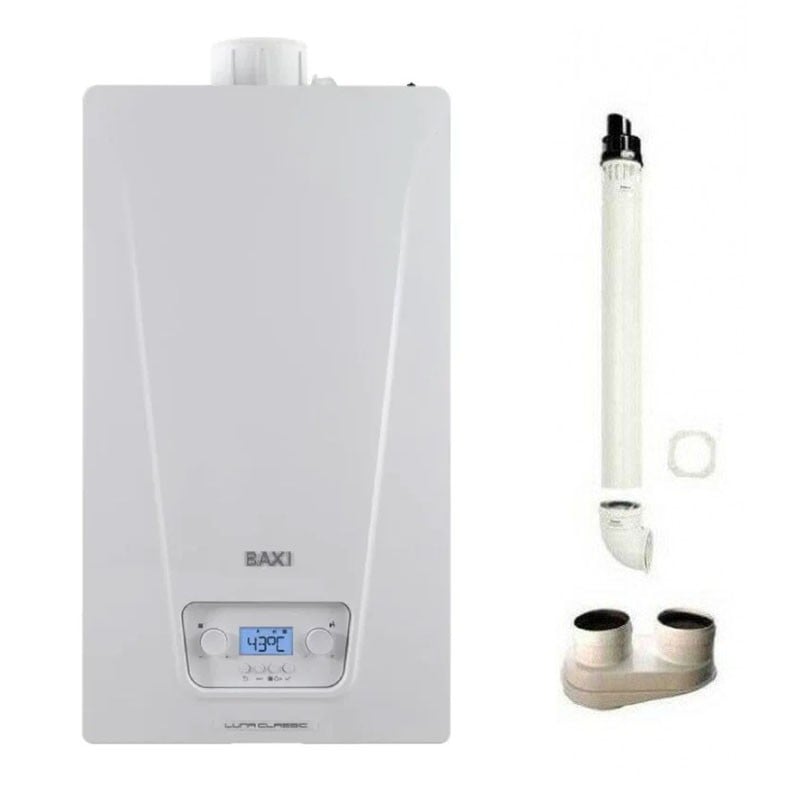 Caldaia Baxi Luna Classic 24 Kw A Condensazione Camera Stagna Metano/Gpl A7795899 + Kit Fumi Omaggio